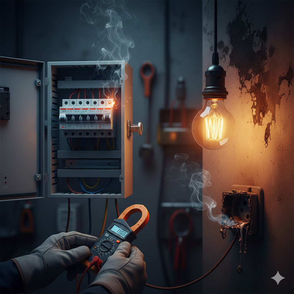 Quedas de energia e sobrecarga