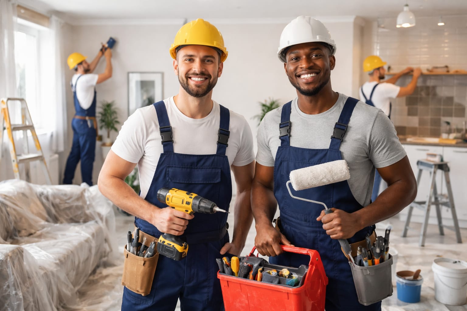 Reformas e obras em Nilópolis: reparos, pintura e manutenção com equipe